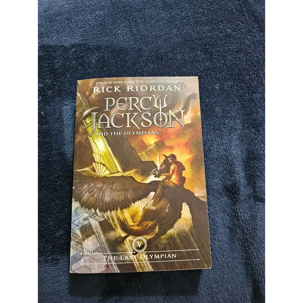 The Last Olympian Percy Jackson and the Olympians Book 5 Rick Riordan Paperback